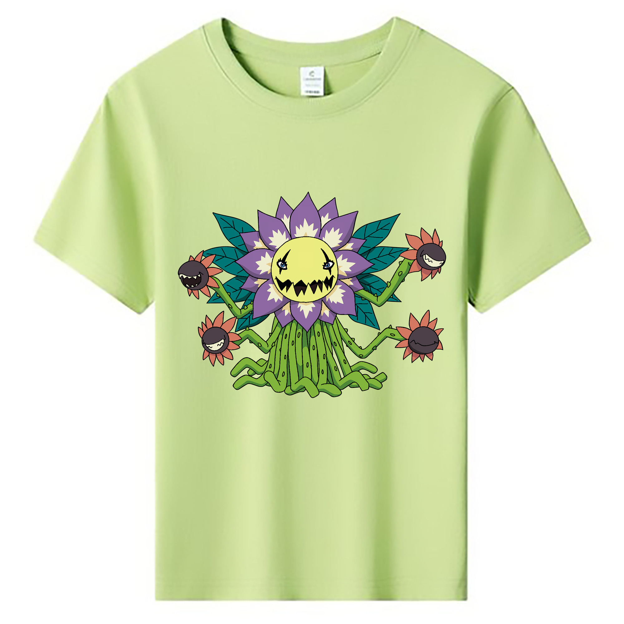 （画像用） Digimon デジタルモンスター/デジモン 綿100％キッズTシャツ（フロントプリント）
